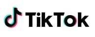 TikTok logo with cyan and magenta color separation effect Aladdin Magic Carpet Cleaning