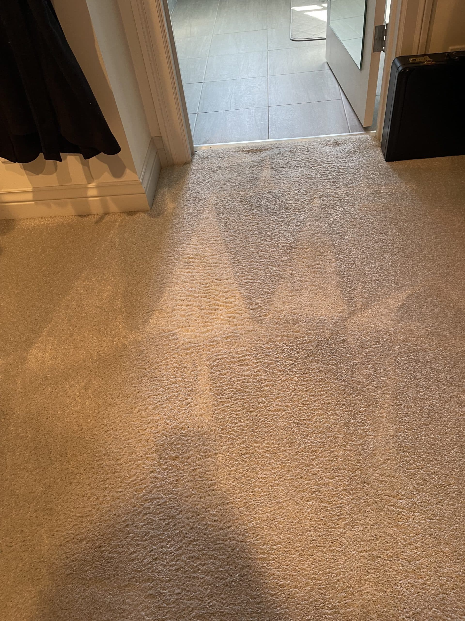 Carpet cleaning before and after